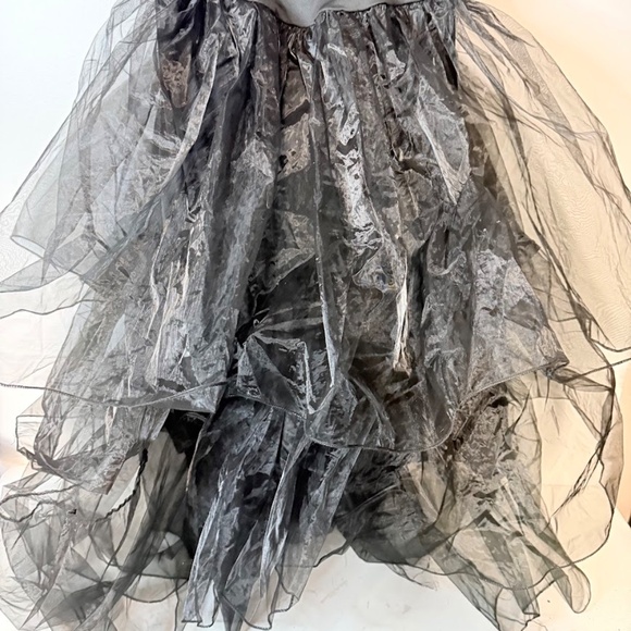 Spirit Halloween Wednesday Addams Goth Rave N' Dance Dress School Dance  Youth M - Picture 3 of 4